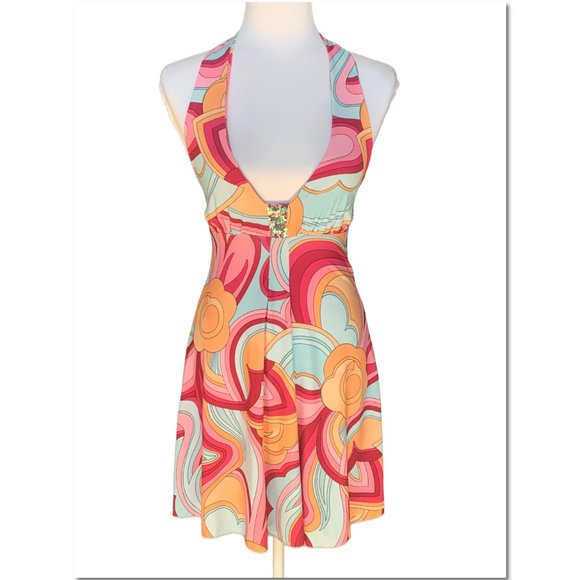 Rubber Ducky Productions, Inc. Dresses Minidress Rubber Ducky Productions Halter Dress Size